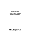 Micronics M54E2 PCI/EISA Technical information