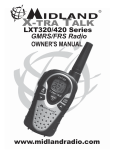 Midland LXT420 Owner`s manual