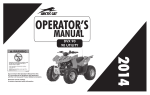 Arctic Cat Y-12 2006 Operator`s manual
