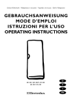 Electrolux EK 306 10 Operating instructions