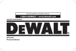 DeWalt DPD3100 Instruction manual