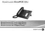 Alcatel IP Touch 4008 User manual