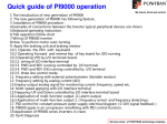 Quick guide of PI9000 operation