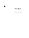 Apple Power Mac G5 PCI Card Guide User`s guide