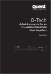 Quest Engineering QTA 1480P User manual