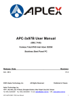 Aplex APC-3x97B User manual