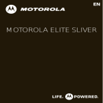 Motorola MOTOSLVR - RED User guide