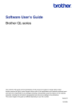 Brother QL-580N User`s guide