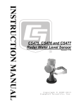 Campbell CS475 Product manual