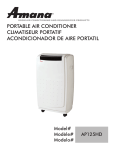 Amana ROOM AIR CONDITIONER Specifications