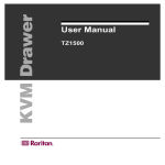 Raritan T1500 User manual