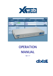 dixell XWEB 3000 Instruction manual