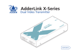 ADDER X-RMK-BLANK4 User guide