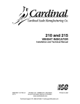 Detecto 210 Specifications