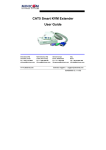 Minicom Advanced Systems CAT5 Smart KVM Extender User guide