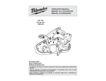Milwaukee 2629-20 Operator`s manual