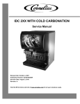 Cornelius IDC 2XX Service manual