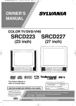 Sears SRCD223 Owner`s manual