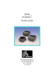 Zebra G-SERIES Product guide