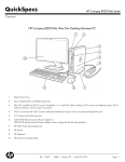 HP 8200 - Elite Convertible Minitower PC QuickSpecs