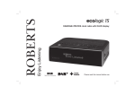 Roberts ecologic1 Specifications