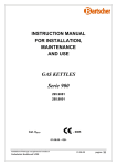 Bartscher PM8-9IE Instruction manual