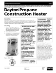 Dayton 3VH22 Operating instructions