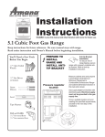 Amana TheBigOven ACF3325A Owner`s manual