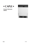 Domestic Dishwasher Di605DL