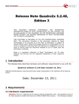 Release Note Quadro2x 5.2.48, Edition 3