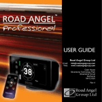 Road Angel Group Road Angel User guide
