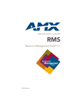 AMX RMS CODECRAFTER Technical information