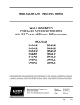 Bard MV4000 SERIES Specifications