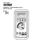 Extech Instruments MultiMaster MM560A User`s guide