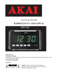 Akai AD 185X User manual