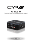 CYP AU-11CD Specifications