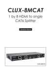 CYP CLUX-SDI2HS Specifications