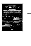 Yamaha W7 Owner`s manual