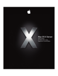 Apple Mac OS X Server Collaboration Services Hardware manual