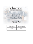 Dacor RV Service manual