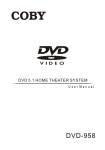 Coby DVD-958 Specifications