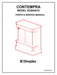 Dimplex KDS6401E Service manual