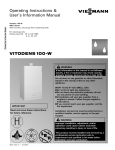 Viessmann Vitodens 100-W Operating instructions