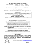 England's Stove Works 55-SHP22 Troubleshooting guide