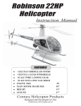 Century Helicopter Products Robinson22HP Instruction manual