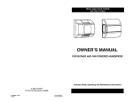 CAC / BDP BW4RAH-140 Owner`s manual
