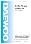 Daewoo KOR-6Q1B3A Service manual