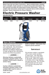 Blue Clean AR390 Operating instructions