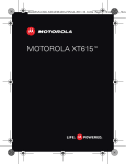 Motorola Motoluxe Product guide