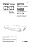 Casio XJ-A241 Setup guide
